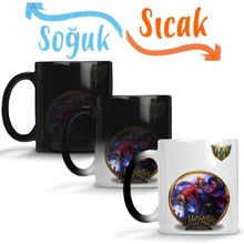 Baskı Dükkanı Draven Lol League of Legends Sihirli Porselen Kupa