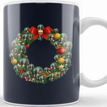 Baskı Dükkanı Drax Guardians of the Galaxy Multiface Christmas Wreath Kupa