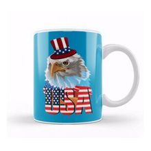 Baskı Dükkanı Eagle Independence Day 4th Of July Gift Celebration Kupa Bardak