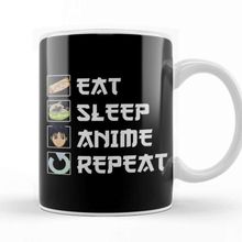 Baskı Dükkanı Eat Sleep Anime Repeat Kupa Bardak