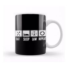 Baskı Dükkanı Eat Sleep Law Repeat School Lawyer Gift 01 Kupa Bardak