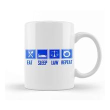 Baskı Dükkanı Eat Sleep Law Repeat School Lawyer Gift 02 Kupa Bardak