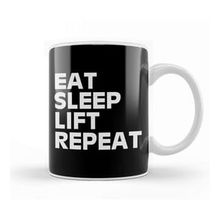 Baskı Dükkanı Eat Sleep Lift Repeat Kupa Bardak