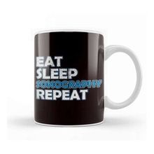 Baskı Dükkanı Eat Sleep Sonography Sonographer Ultrasound Echography Kupa Bardak
