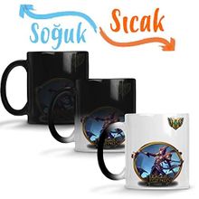 Baskı Dükkanı Elise Lol League of Legends Sihirli Porselen Kupa