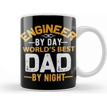 Baskı Dükkanı Engineer Dad Engineer And Father Porselen Beyaz Kupa Bardak