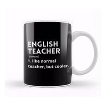 Baskı Dükkanı English Teacher Defined 01 Porselen Beyaz Kupa Bardak