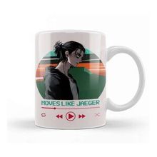 Baskı Dükkanı Eren Jaeger Moves Like Jaeger Porselen Beyaz Kupa Bardak