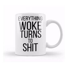 Baskı Dükkanı Everything Woke Turns To Shit Trump President Kupa
