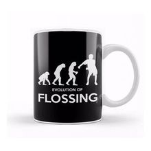 Baskı Dükkanı Evolution Of Flossing Kupa