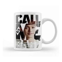 Baskı Dükkanı Exo Chen Call Me Baby Typography Porselen Beyaz Kupa Bardak