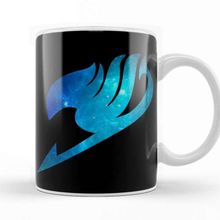 Baskı Dükkanı Fairy Tail Galaxy Silhouette Logo Kupa
