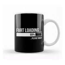 Baskı Dükkanı Fart Loading Please Wait Porselen Beyaz Kupa Bardak