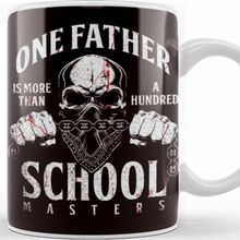 Baskı Dükkanı Father Skull Dad Daddy Papa Poppa Stepdad Husband Family Kupa Bardak