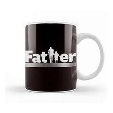 Baskı Dükkanı Father Son Daughter Papa Dad Daddy Stepdad Poppa Husband Beyaz 330 ml Porselen Kupa Bardak