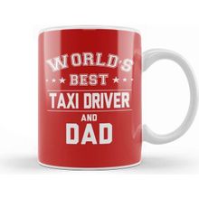 Baskı Dükkanı Fathers Day Worlds Best Biker And Dad Beyaz 330 ml Porselen Kupa Bardak