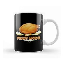Baskı Dükkanı Feast Mode Funny Thanksgiving Dinner Turkey Kupa Bardak