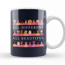 Baskı Dükkanı Feminism Girl Power All Different All Beautiful Kupa Bardak