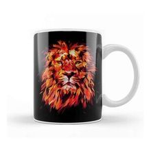 Baskı Dükkanı Fiery King Lion Kupa Bardak