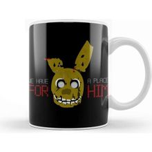 Baskı Dükkanı Five Nights At Freddys 01 Beyaz 330 ml Porselen Kupa Bardak