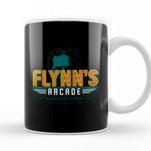 Baskı Dükkanı Flynns Arcade Tron Beyaz 330 ml Porselen Kupa Bardak