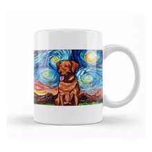 Baskı Dükkanı Fox Red Labrador Night Kupa