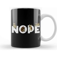 Baskı Dükkanı Frenchie Nope Funny French Bulldog Gift Kupa