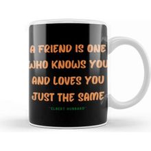 Baskı Dükkanı Friendship Quotes Gift Elbert Hubbard Kupa