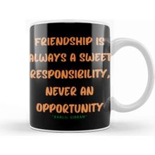 Baskı Dükkanı Friendship Quotes Gift Khalil Gibran Kupa