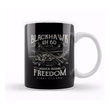 Baskı Dükkanı Fun Cool Vintage Blackhawk Freedom Kupa Bardak