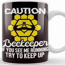 Baskı Dükkanı Funny Beekeeper Apiarist Honey Bee Honeycomb Insect Bees Kupa
