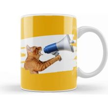 Baskı Dükkanı Funny Cat Moon Lover Lady Gifts Kupa Bardak