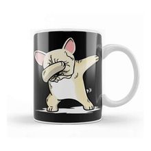 Baskı Dükkanı Funny Dabbing Cream French Bulldog Dog Kupa Bardak