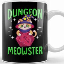 Baskı Dükkanı Funny Dungeon Meowster Kupa