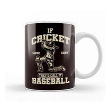 Baskı Dükkanı Funny If Cricket Were Easy Baseball Cricketer Sports Kupa