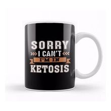 Baskı Dükkanı Funny Keto Lifestyle Gift Tee Sorry I Can't I'm In Ketosis Kupa