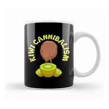 Baskı Dükkanı Funny Kiwi Cannibalism Pun Adorable Animal Fruit Kupa