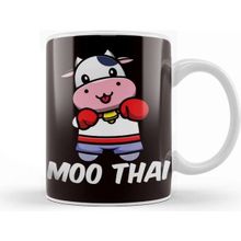 Baskı Dükkanı Funny Muay Thai Cow Fighter Mma Martial Arts Kickboxing Kupa