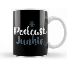 Baskı Dükkanı Funny Podcast Junkie Podcasters Kupa Bardak