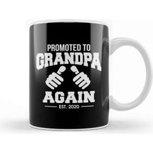 Baskı Dükkanı Funny Promoted To Grandpa Again 2020 Grandfather Grandad Kupa Bardak