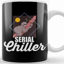 Baskı Dükkanı Funny Serial Chiller Sloth Pun Lazy Slothing Sleep Kupa