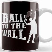 Baskı Dükkanı Funny Squash Player Indoor Tennis Court Ball Sports Trainer Kupa