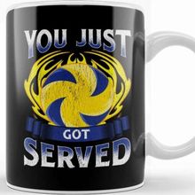 Baskı Dükkanı Funny You Just Got Served Volleyball Serve Pun Kupa