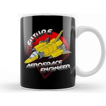Baskı Dükkanı Future Aerospace Engineer Rocket Engineering Pun Kupa