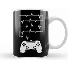 Baskı Dükkanı Gamer Heartbeat Video Game Lover 01 Kupa