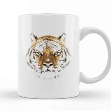 Baskı Dükkanı Geometric Animal Tiger Kupa