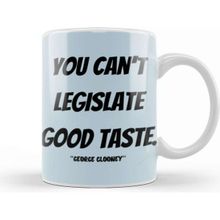 Baskı Dükkanı George Clooney Quotes Gift Vintage Retro Rainbow Style Kupa