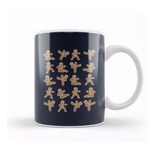 Baskı Dükkanı Gingerbread Man Ninjas Christmas Kupa