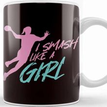 Baskı Dükkanı Girl Handball Player Handballer Ball Sports Coach Trainer Kupa