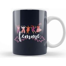 Baskı Dükkanı Girl Power Femme Text Kupa Bardak